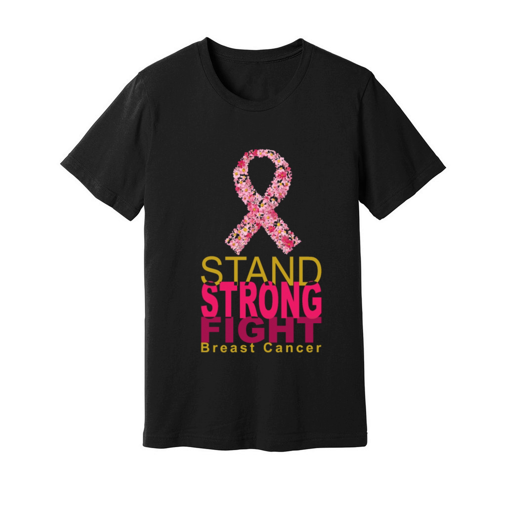 October Breast Cancer Awareness Month Design Unisex Jersey Tee