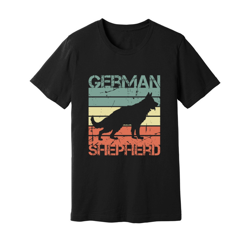 Vintage German Shepherd Unisex Jersey Tee