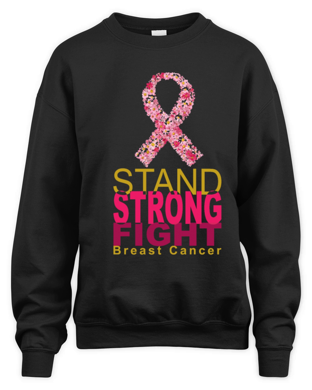 October Breast Cancer Awareness Month Design Unisex Premium Crewneck Sweatshirt