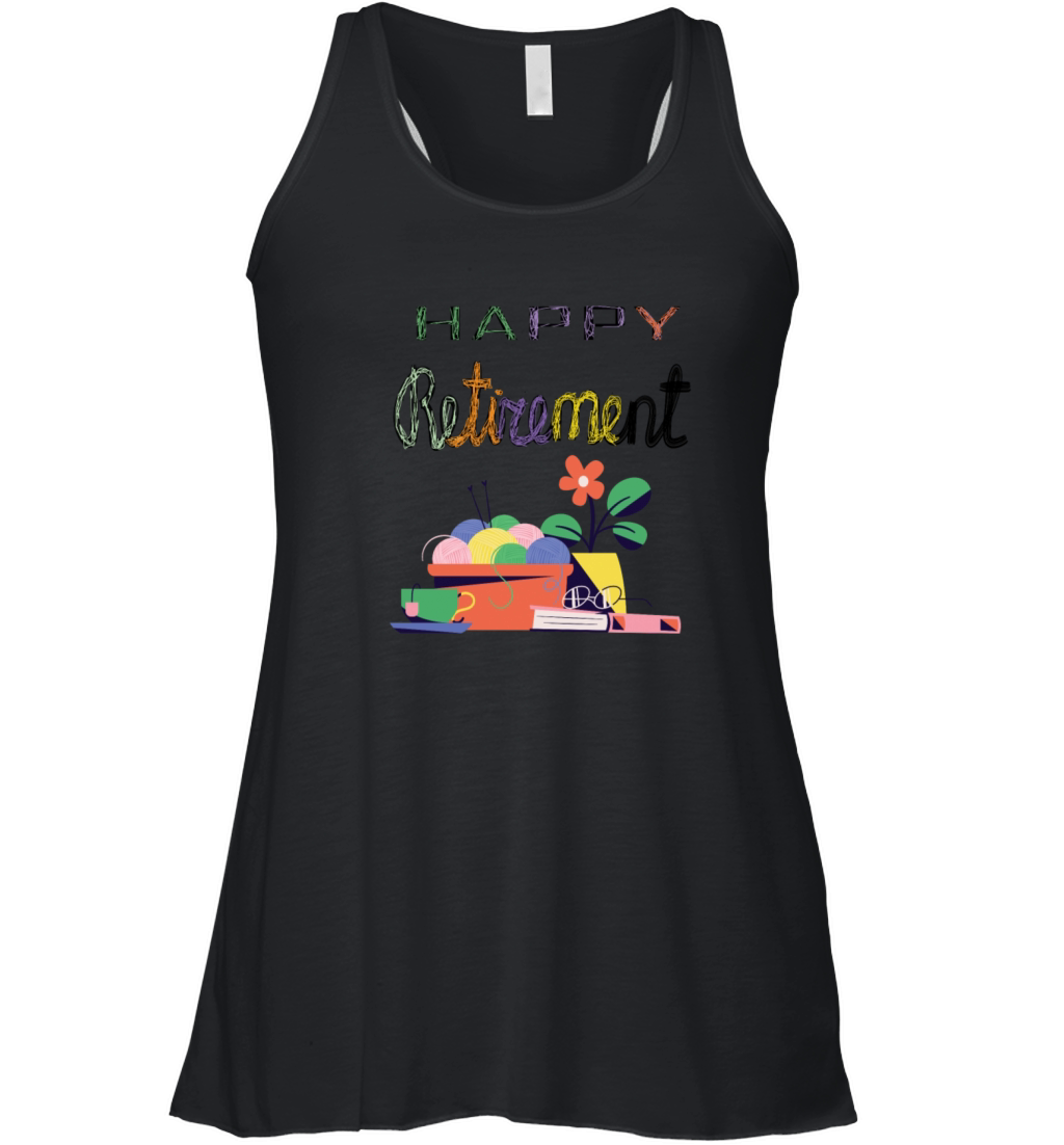 Retirement Celebration Design Women's Flowy Tank Top