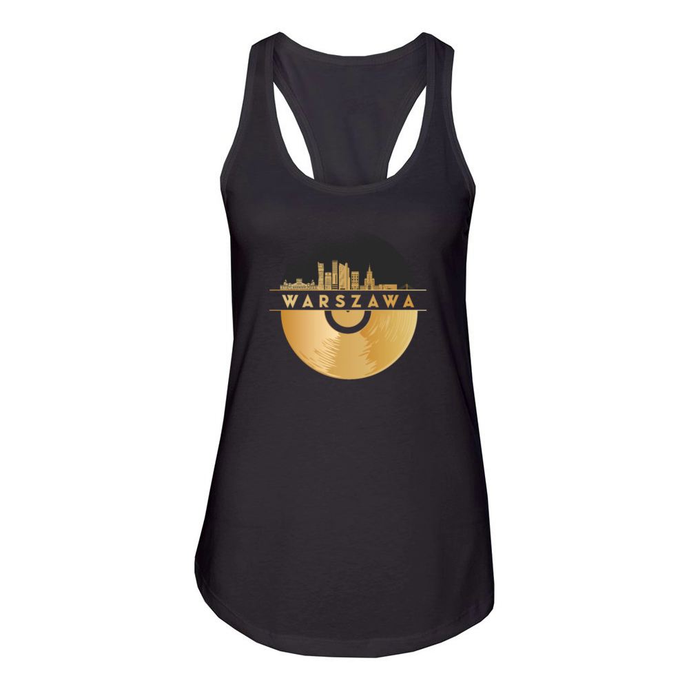 Vinyl-Record-Player Music Women's Racerback Tank