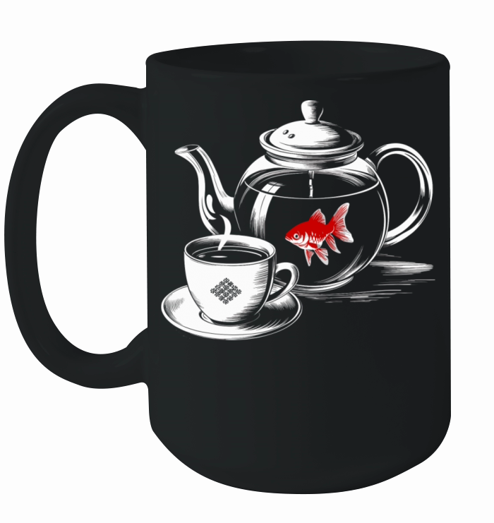 Twin Peaks A Fish In The Percolator Vintage Coffee Ceramic Mug