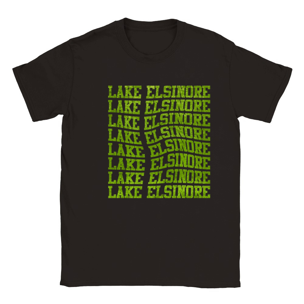 LAKE ELSINORE CALIFORNIA USA Golden State Lakes Classic Kids Crewneck T-shirt
