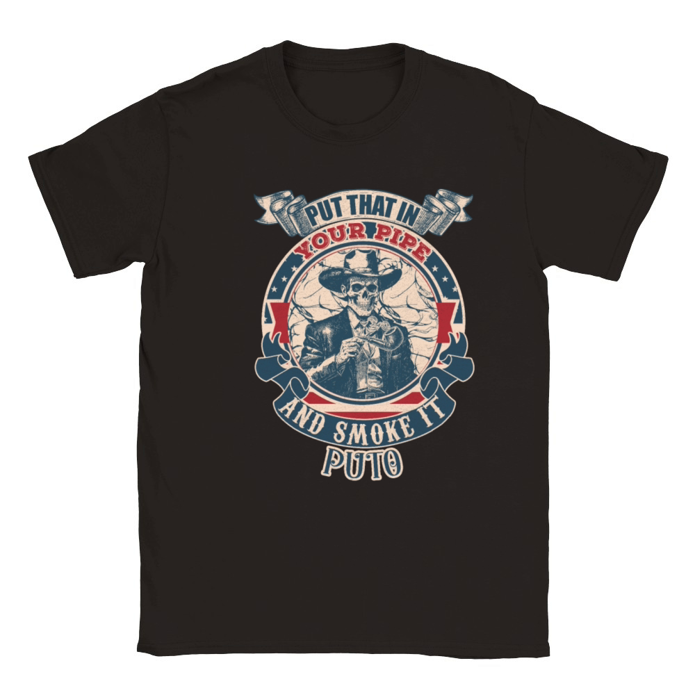 Put that in your pipe and smoke it Puto vintage Classic Kids Crewneck T-shirt