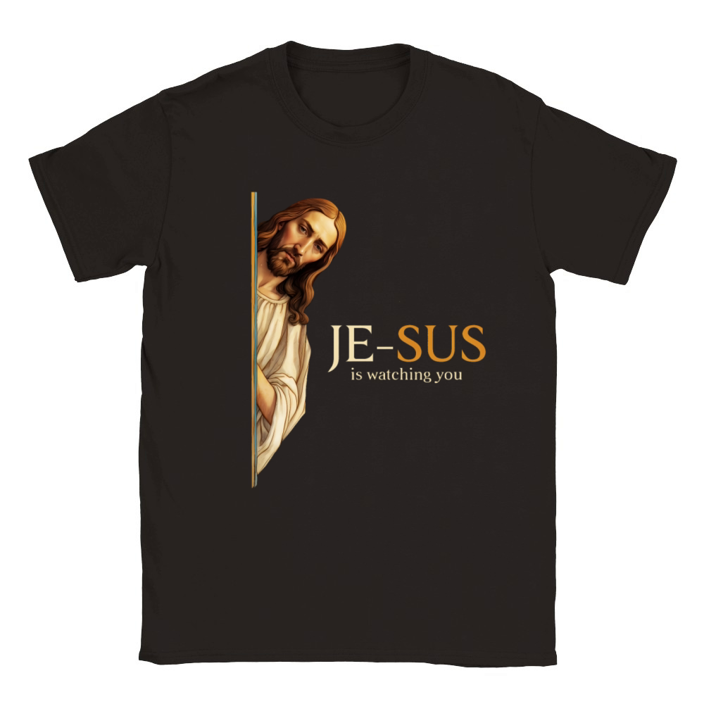Watchful Jesus Classic Kids Crewneck T-shirt