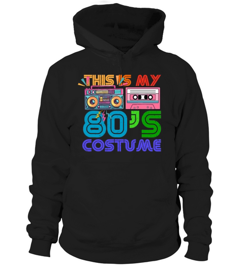 80s styles Men Women Halloween 1980s Hoodie Unisex