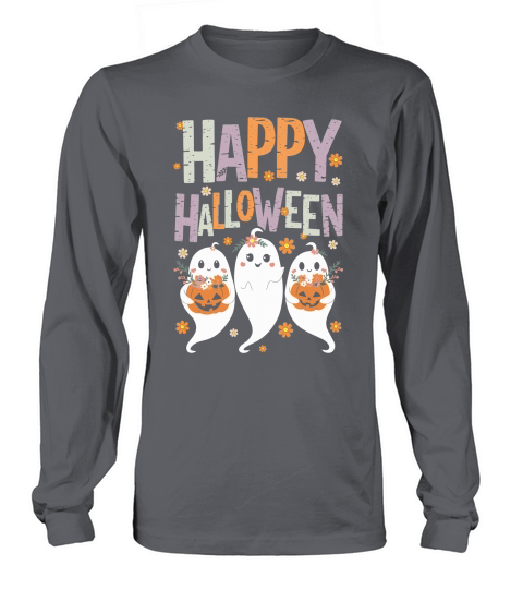 happy halloween Long sleeved Unisex