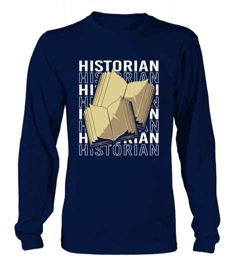 Retro Vintage History Lovers Historian Long sleeved Unisex