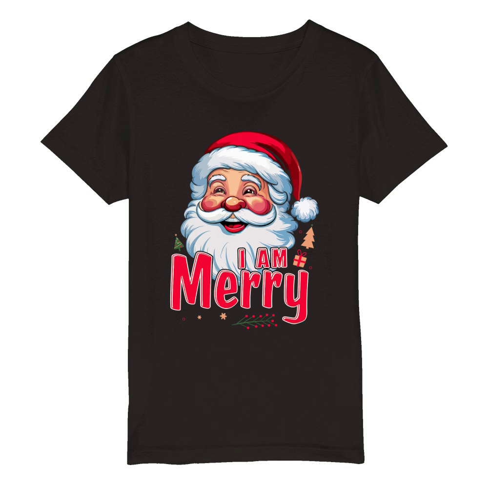 I am Merry 02 Organic Kids Crewneck T-shirt