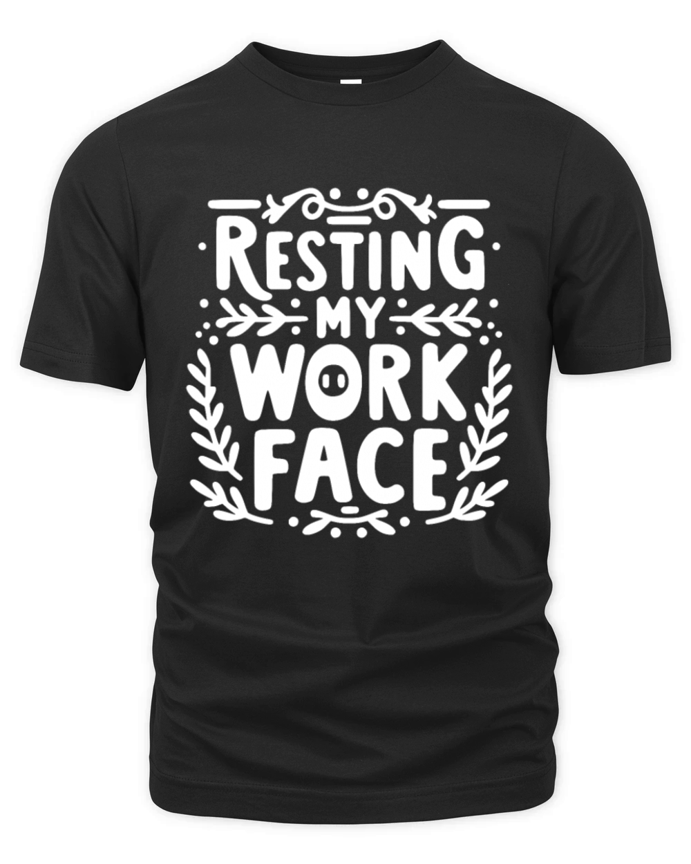 Resting My Work Face Organic Unisex T-shirt