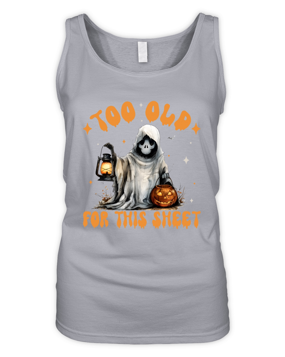 too old for this sheet Organic Women's Tank Top