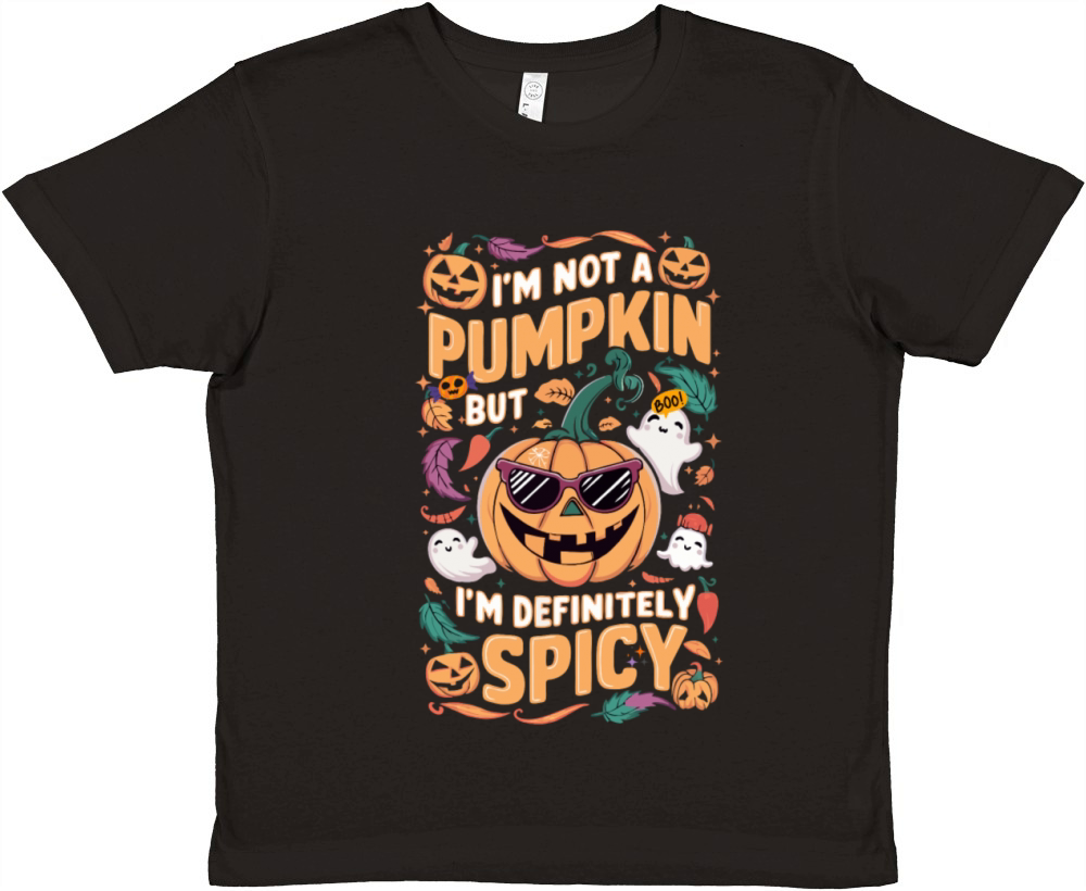 Halloween Pumpkin spicy Premium Kids Crewneck T-shirt