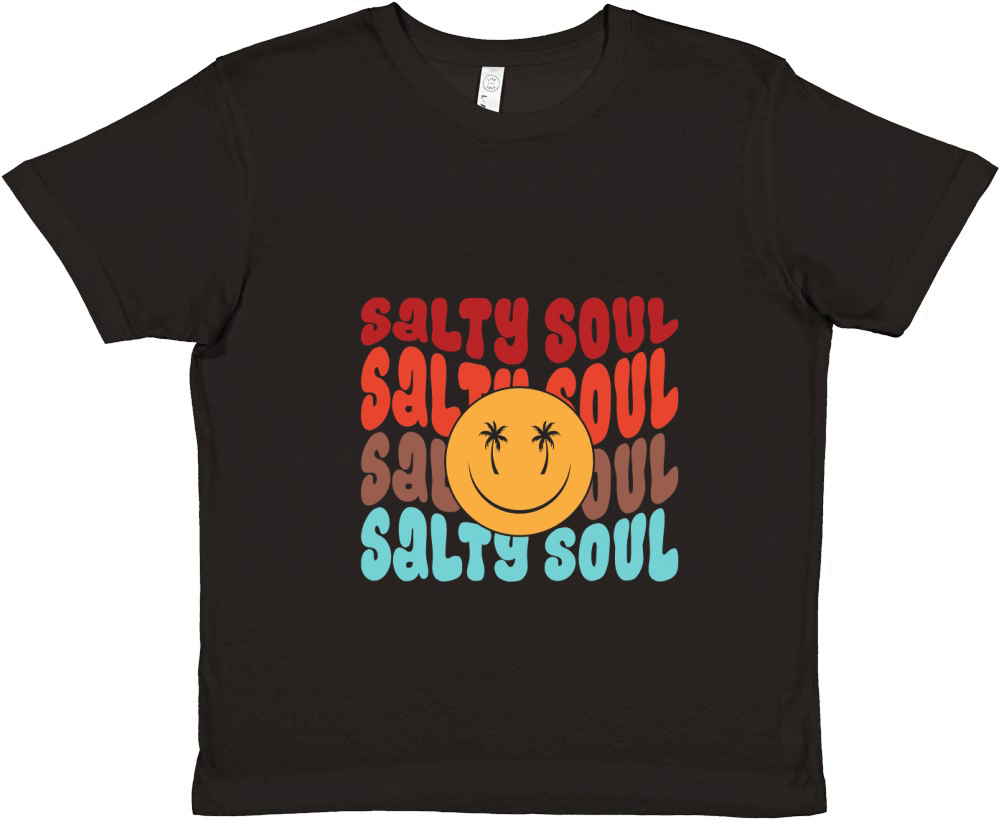Salty soul Retro Summer Premium Kids Crewneck T-shirt