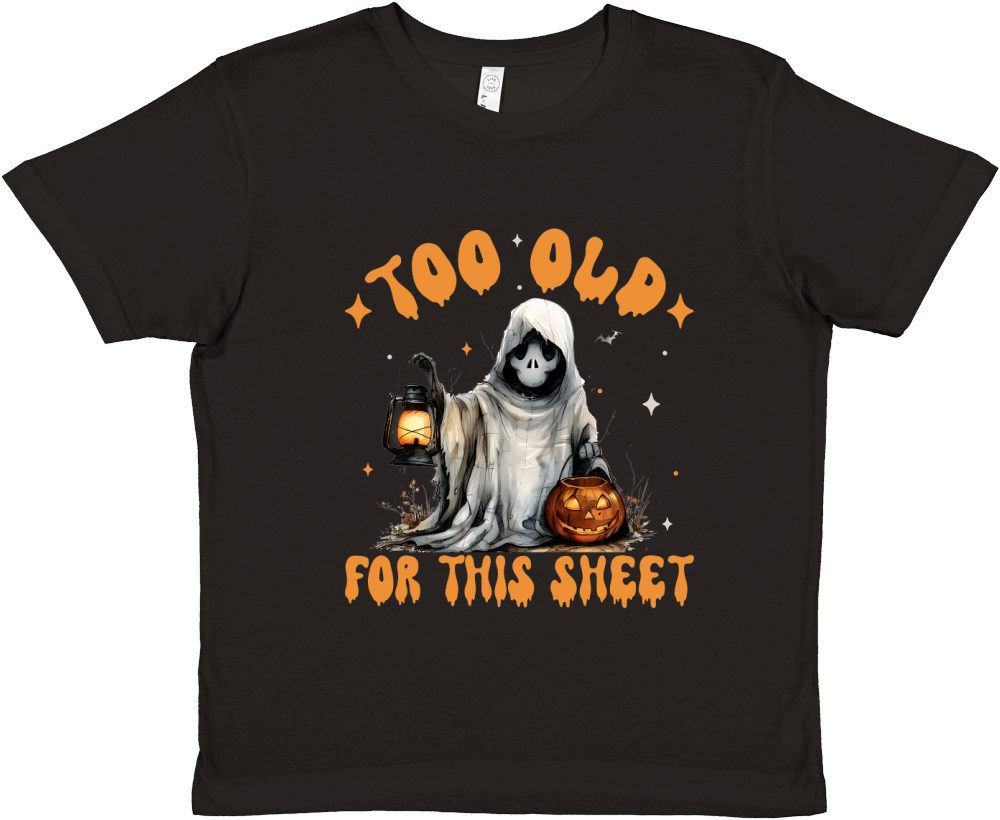 too old for this sheet Premium Kids Crewneck T-shirt