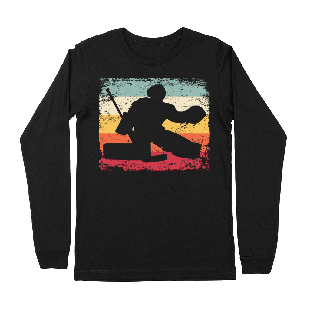 Ice Hockey Player Vintage Ice Hockey Premium Long Sleeve