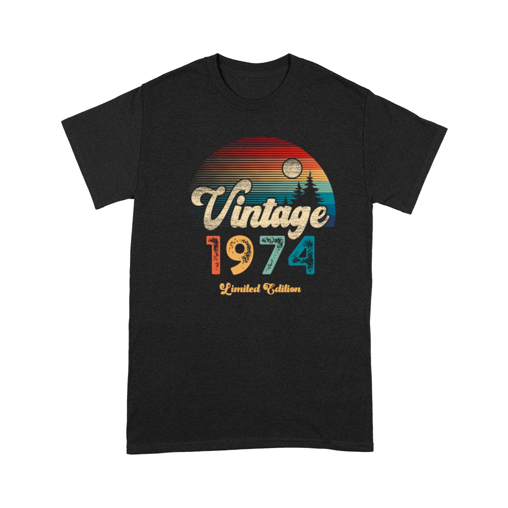 Vintage 1974 Birthday Retro Premium T-shirt