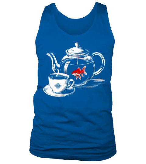 Twin Peaks A Fish In The Percolator Vintage Coffee Tank Top Unisex