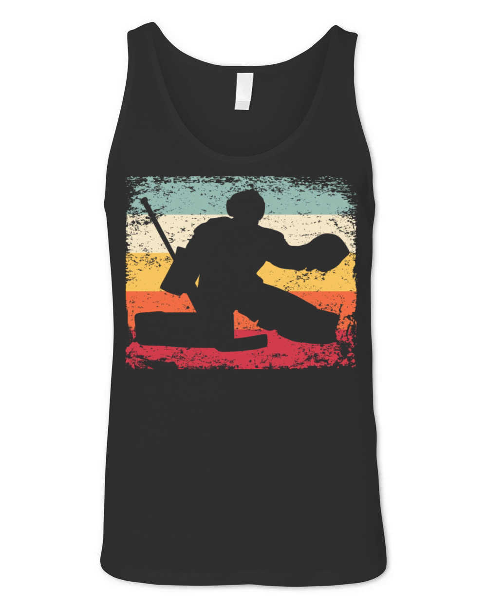 Ice Hockey Player Vintage Ice Hockey Unisex Jersey Tank