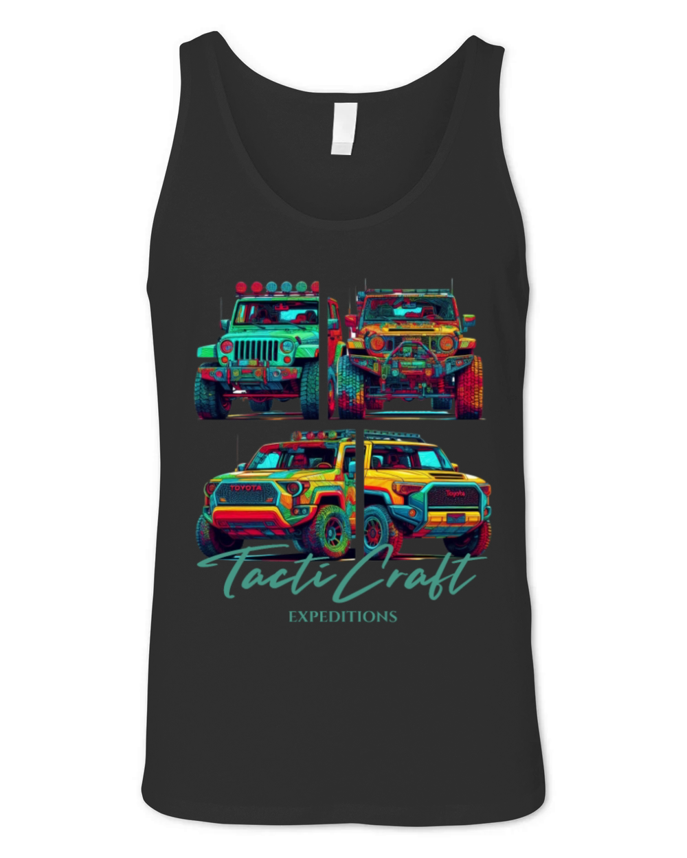 Mosaic overland Unisex Jersey Tank