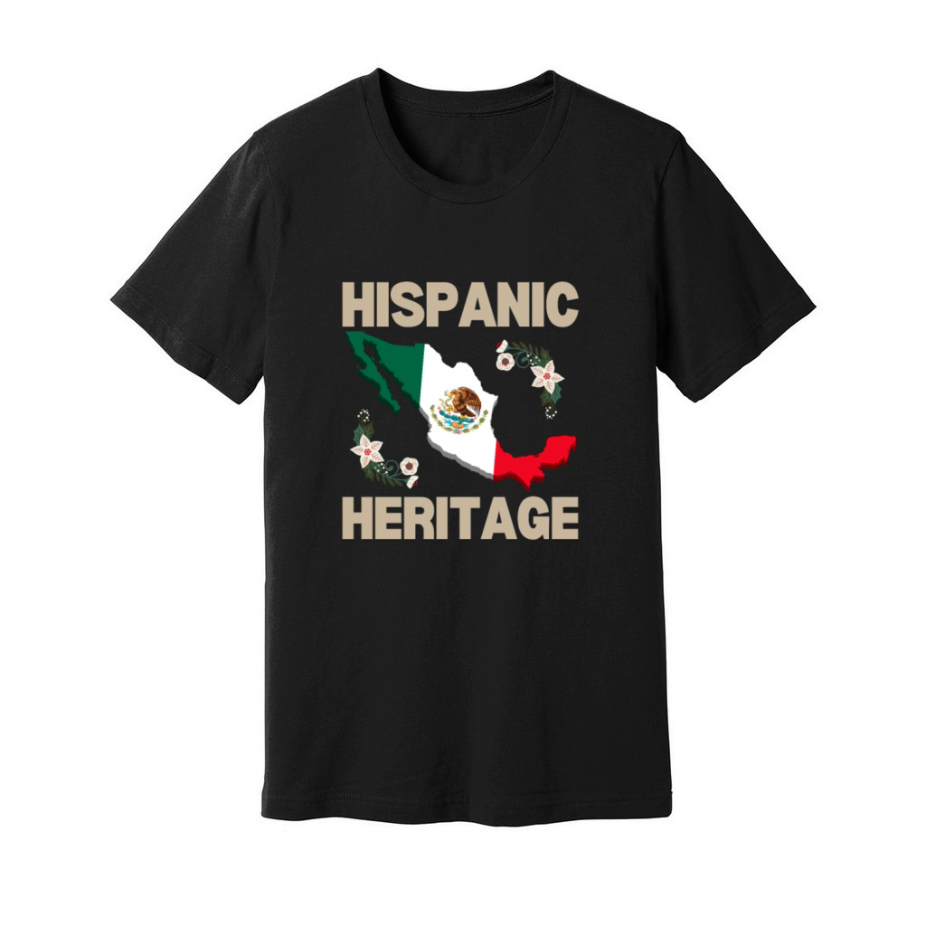 Hispanic heritage mexicans Unisex Jersey Tee