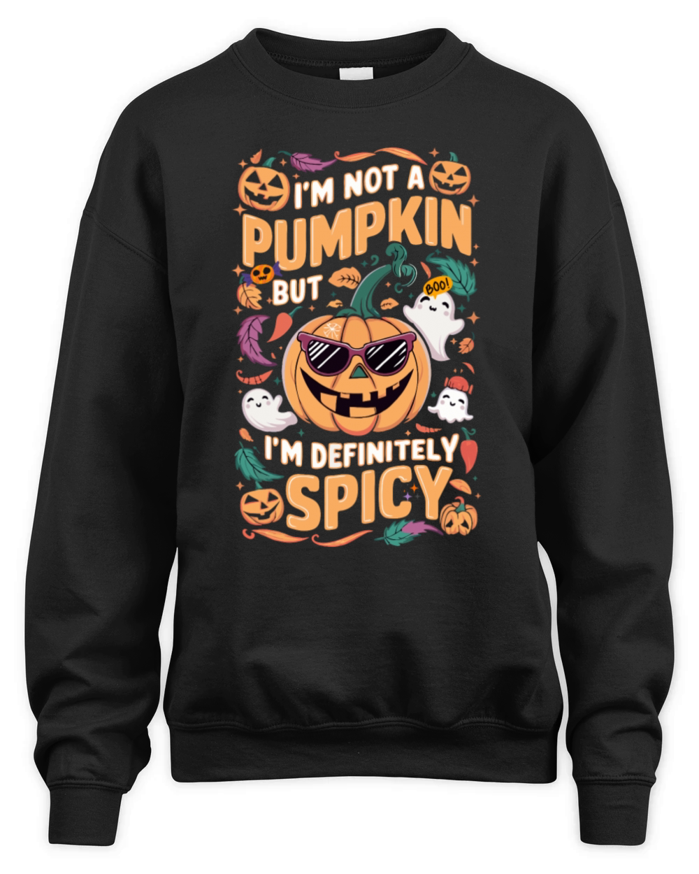 Halloween Pumpkin spicy Unisex Premium Crewneck Sweatshirt