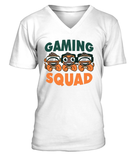 gaming squad V-Neck T-shirt
