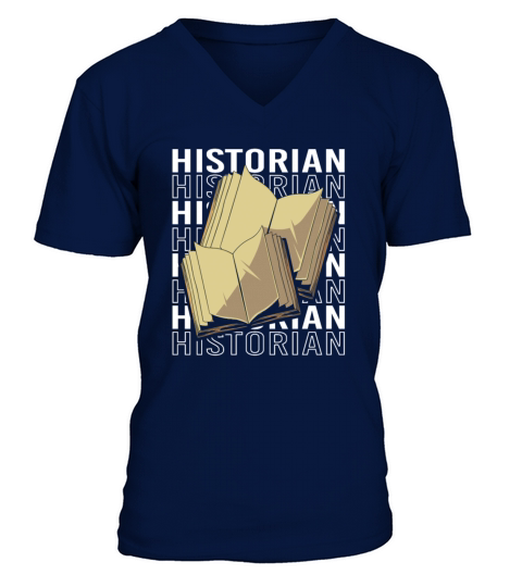 Retro Vintage History Lovers Historian V-Neck T-shirt