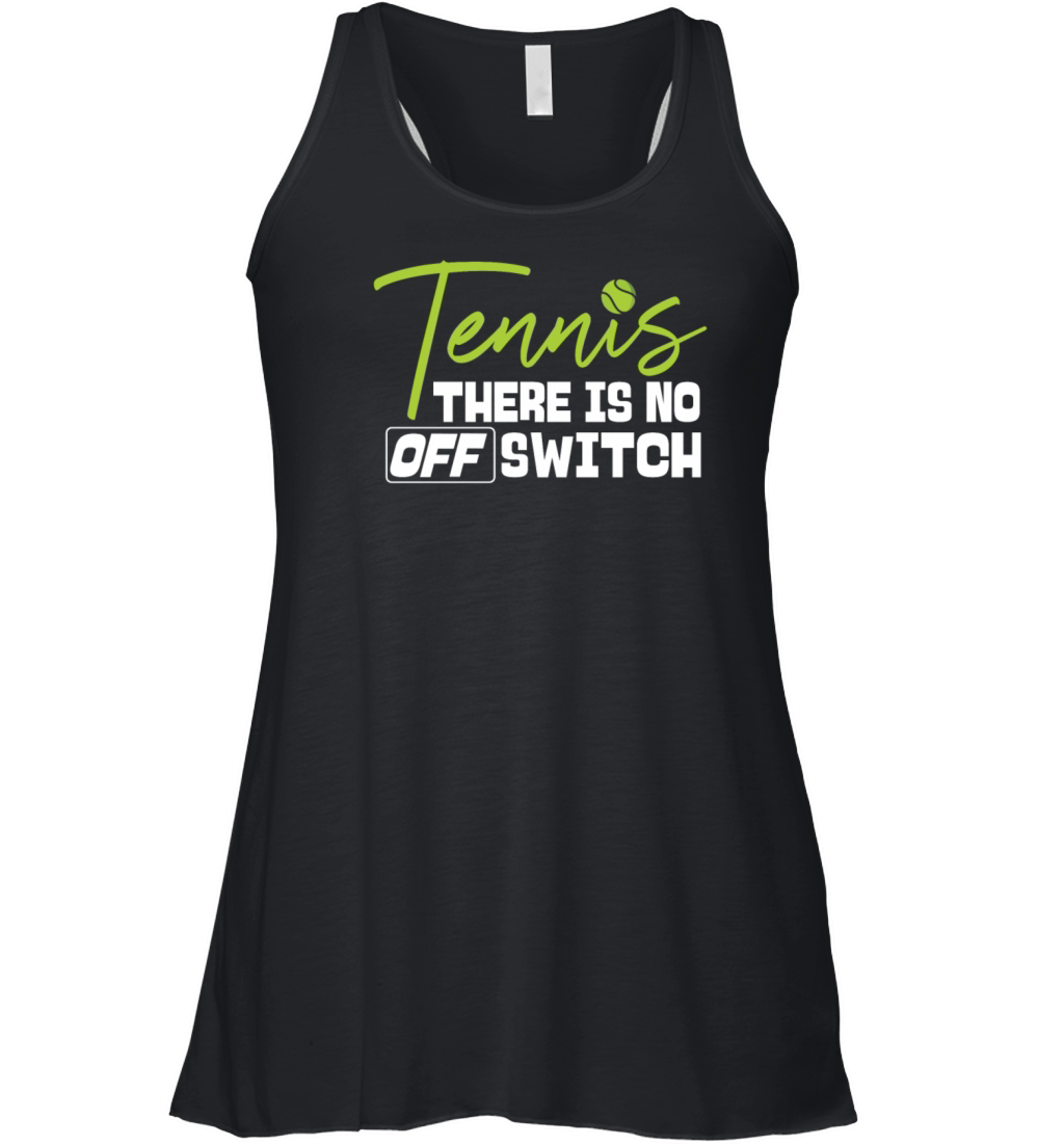 Funny Tennis Player Racket Tennis Women's Flowy Tank Top
