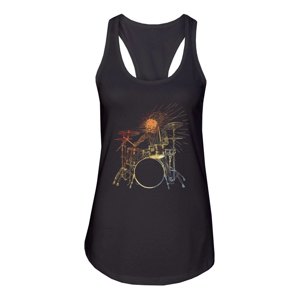 Drummer Vintage Look Women's Racerback Tank