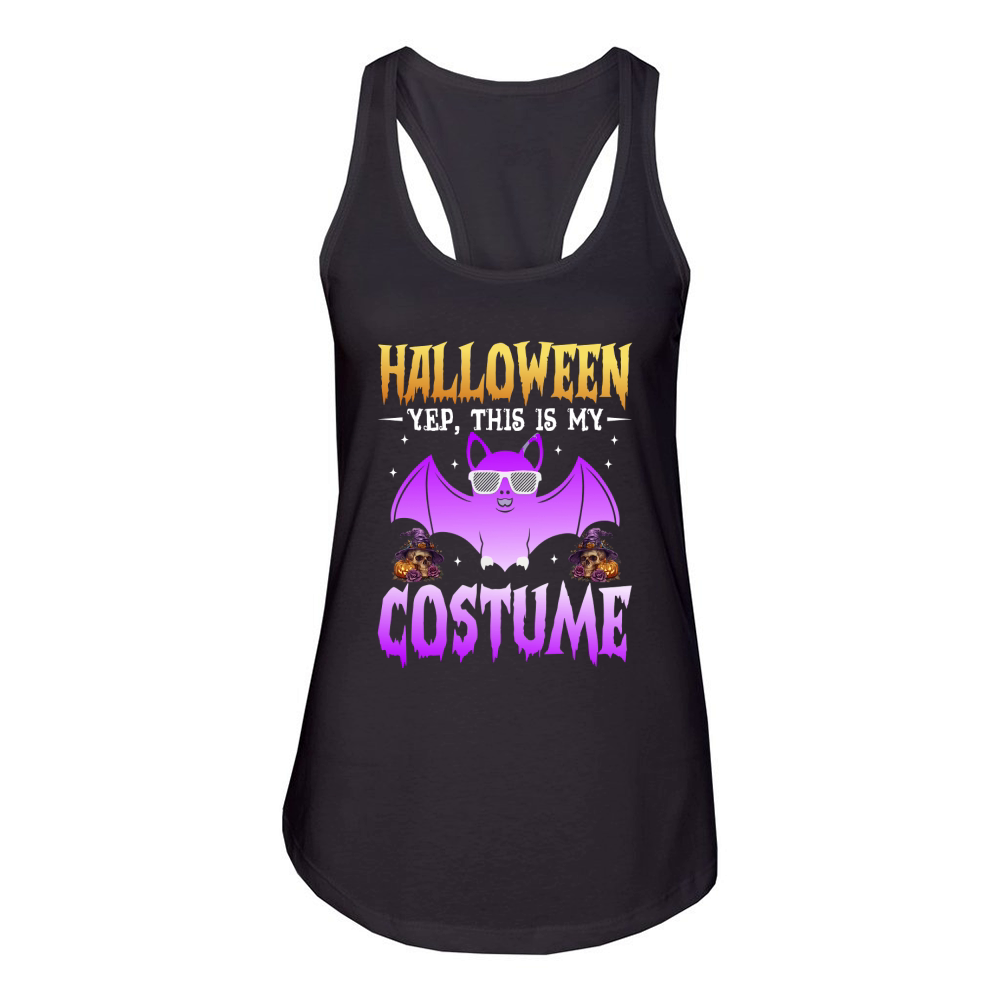 Halloween Yep This Is My Costume Women's Racerback Tank