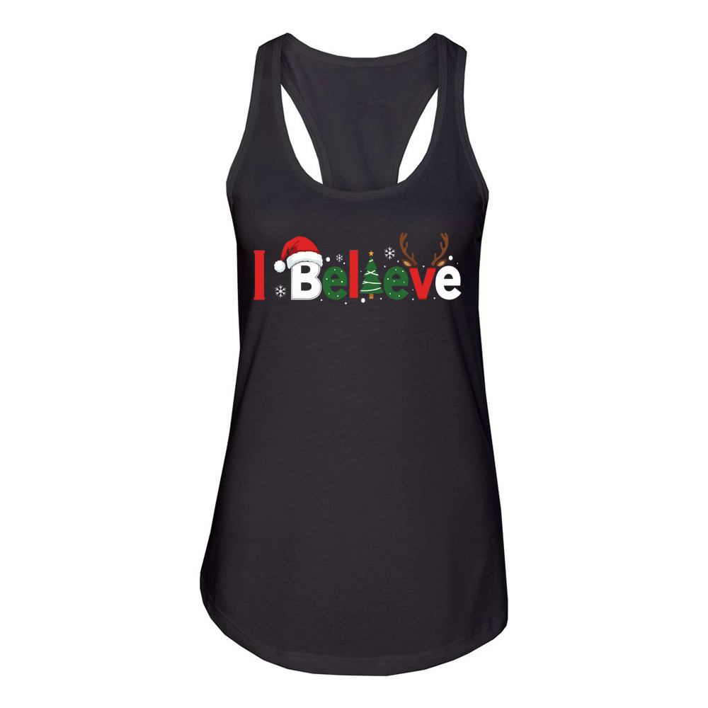 I Believe Women's Racerback Tank