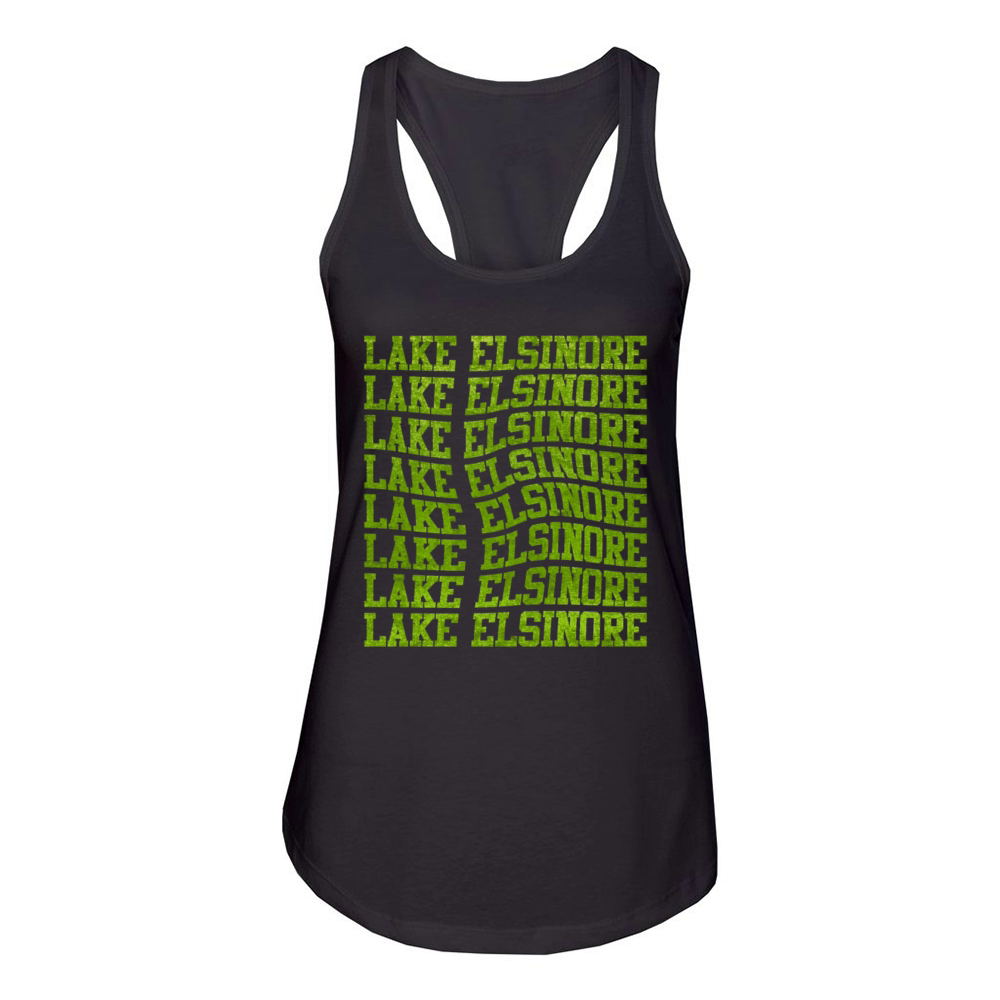 LAKE ELSINORE CALIFORNIA USA Golden State Lakes Women's Racerback Tank