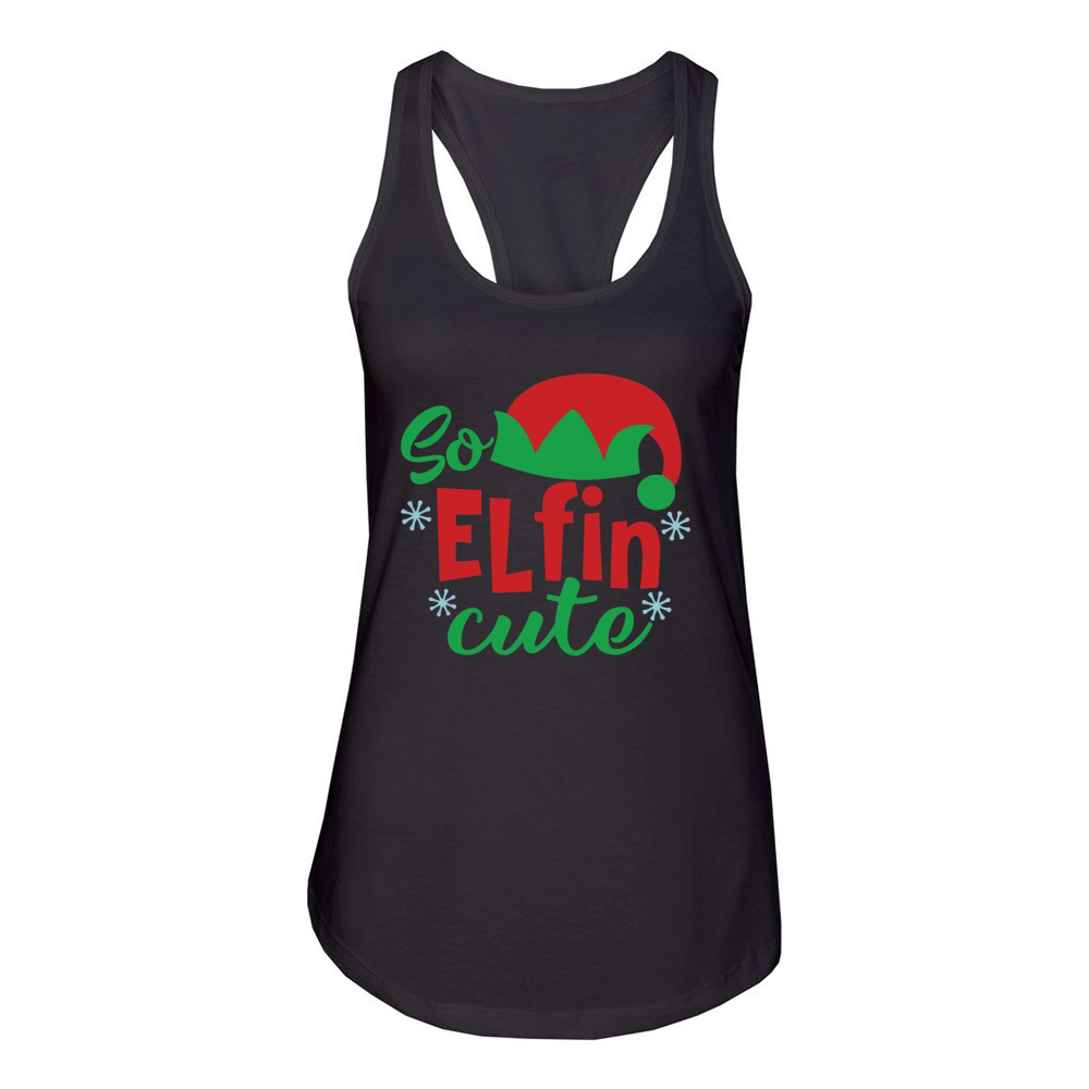 So elfin cute Women's Racerback Tank