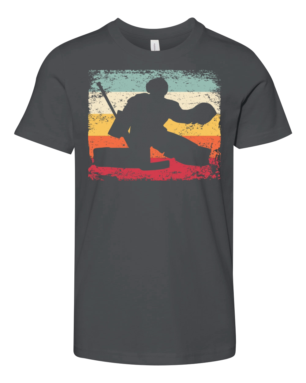 Ice Hockey Player Vintage Ice Hockey Youth Unisex Jersey Tee