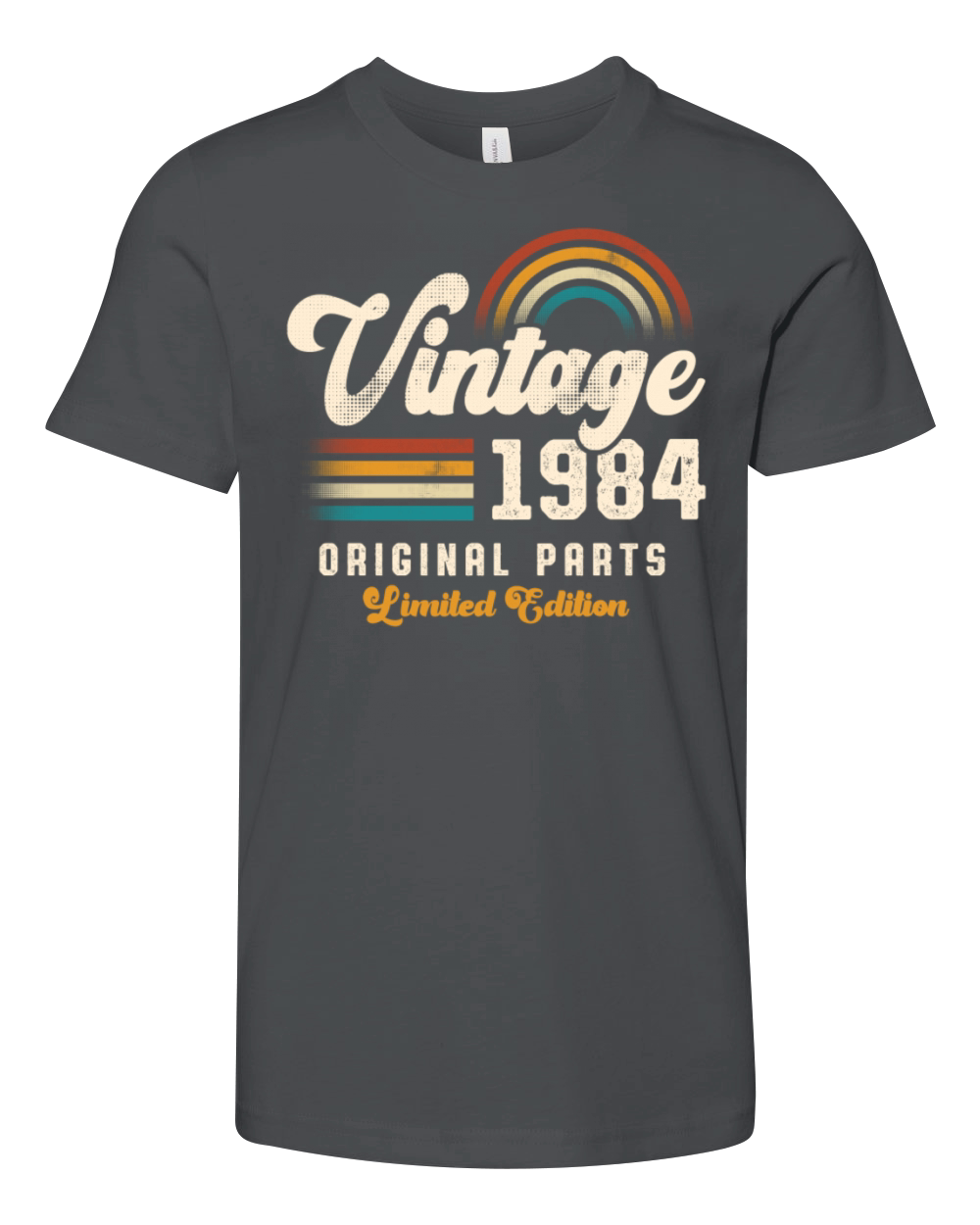 Vintage 1984 Birthday Retro Youth Unisex Jersey Tee