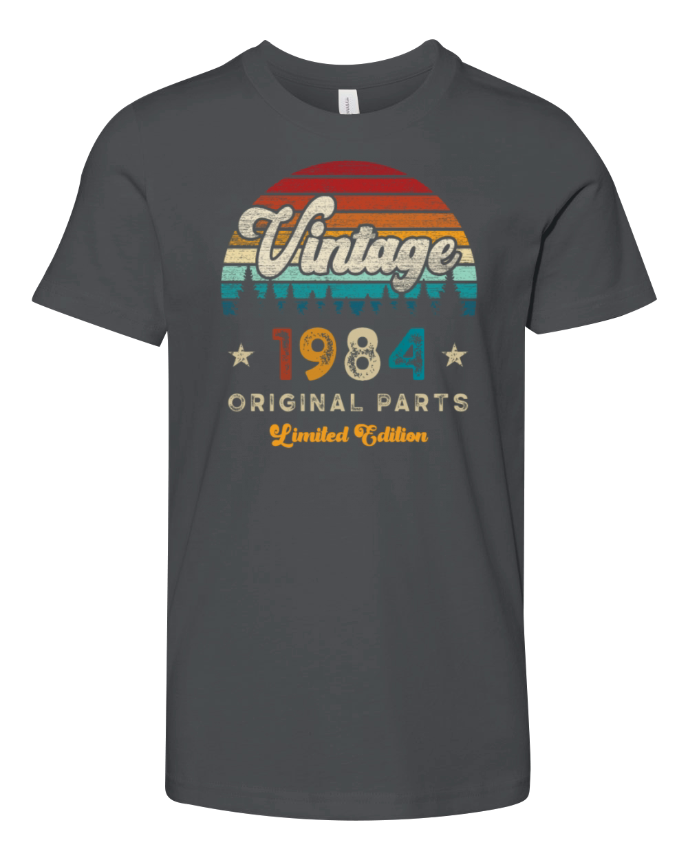 Vintage 1984 Birthday Retro Youth Unisex Jersey Tee