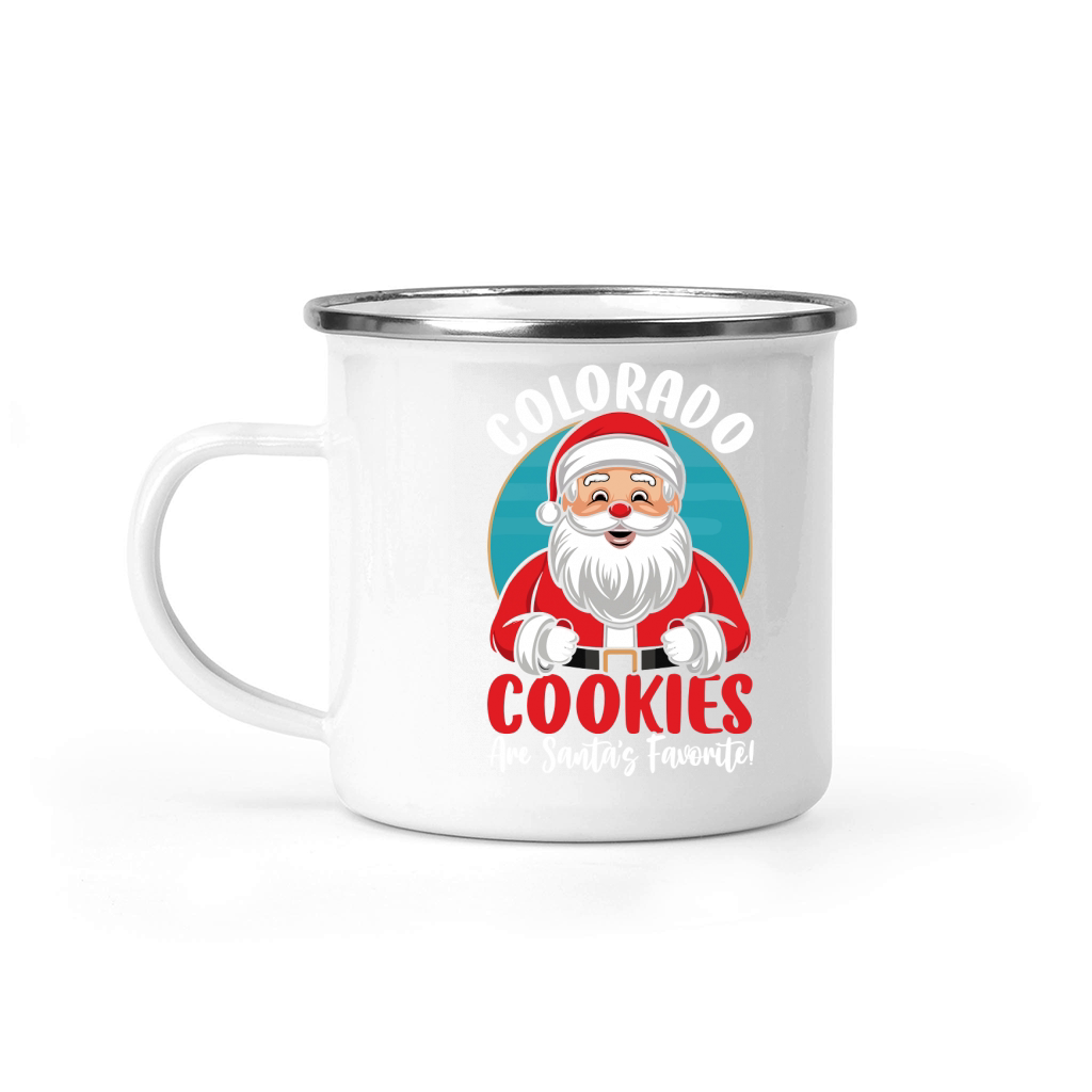 colorado cookies are santas favorite! Camping Mug