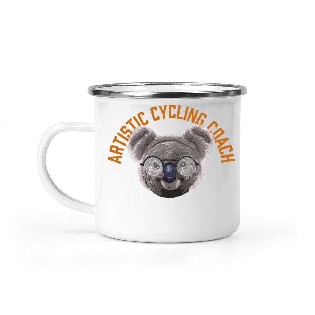 Koalified Artistic Cycling Coach Indoor Cycling Fu Camping Mug