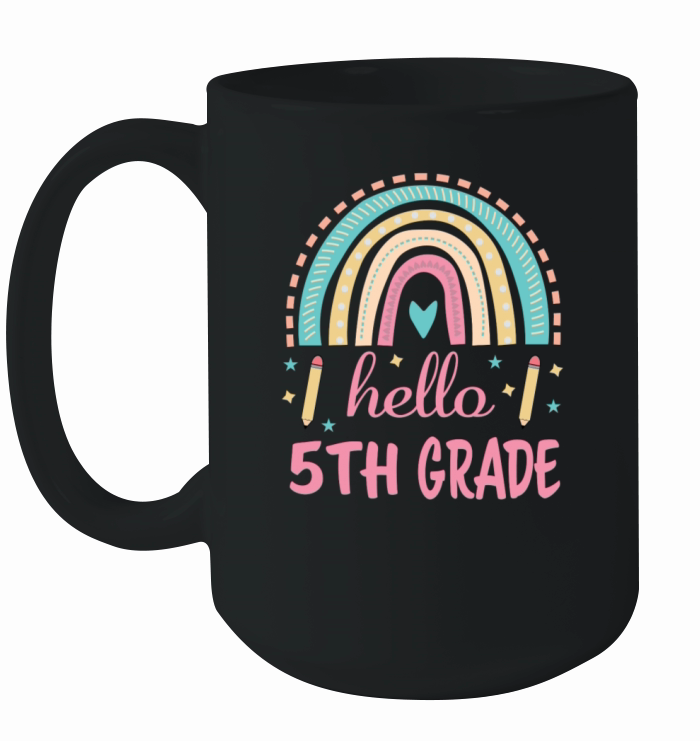 hello 5th grade shirt Ceramic Mug
