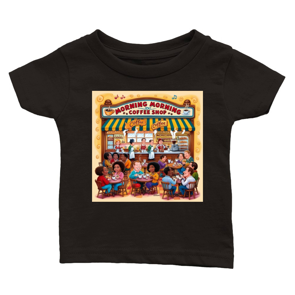 Coffe shop Classic Baby Crewneck T-shirt