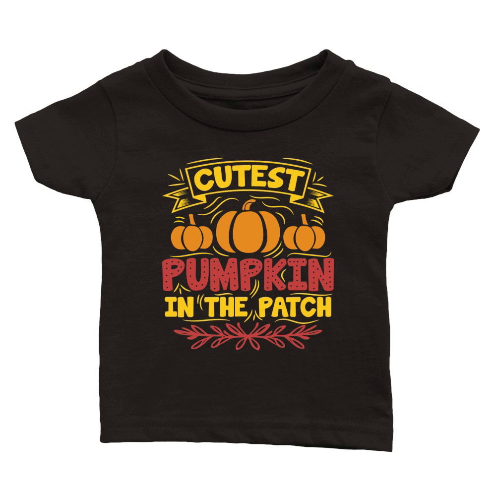 cutest pumpkin in the patch 3 Classic Baby Crewneck T-shirt