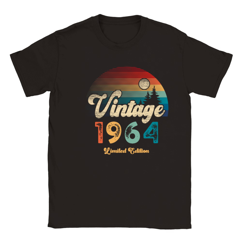 Vintage 1964 Birthday Retro Classic Kids Crewneck T-shirt