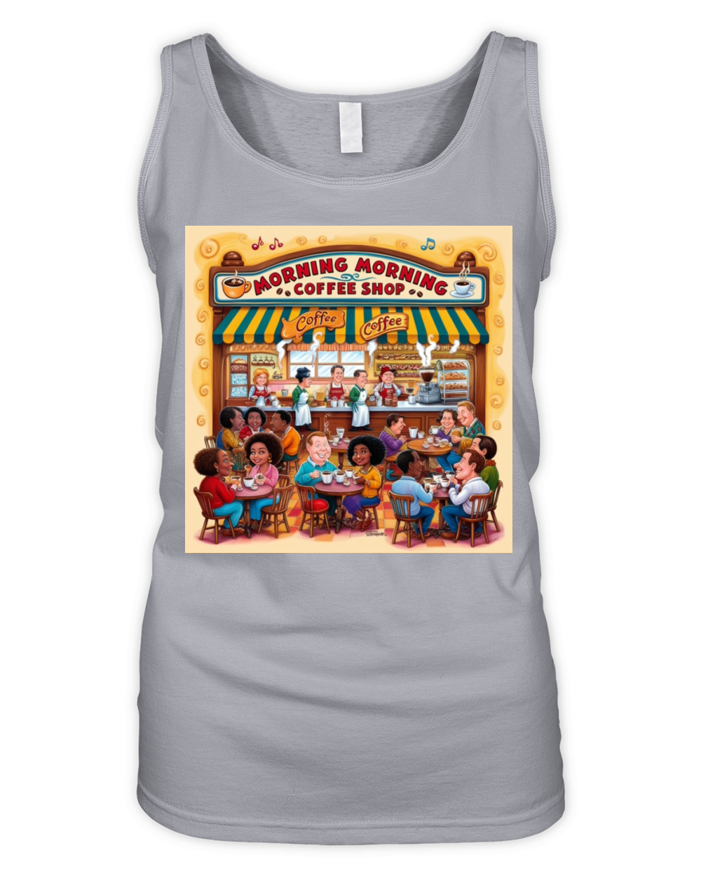 Coffe shop Organic Women's Tank Top