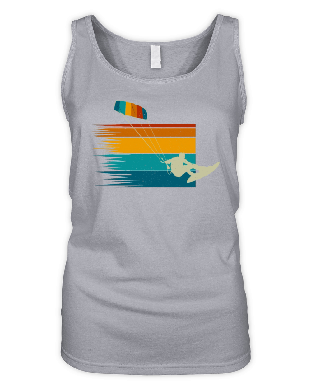 Kitesurfer Kiteboard Kitesurfing Vintage-Surf Organic Women's Tank Top