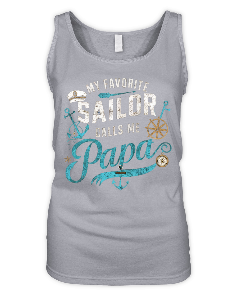 My favorite sailor calls me papa Organic Women's Tank Top