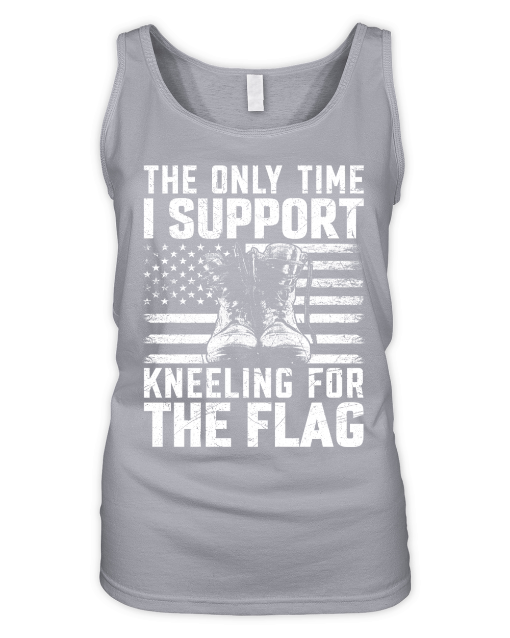 the only time i support kneeling for the flag Organic Women's Tank Top