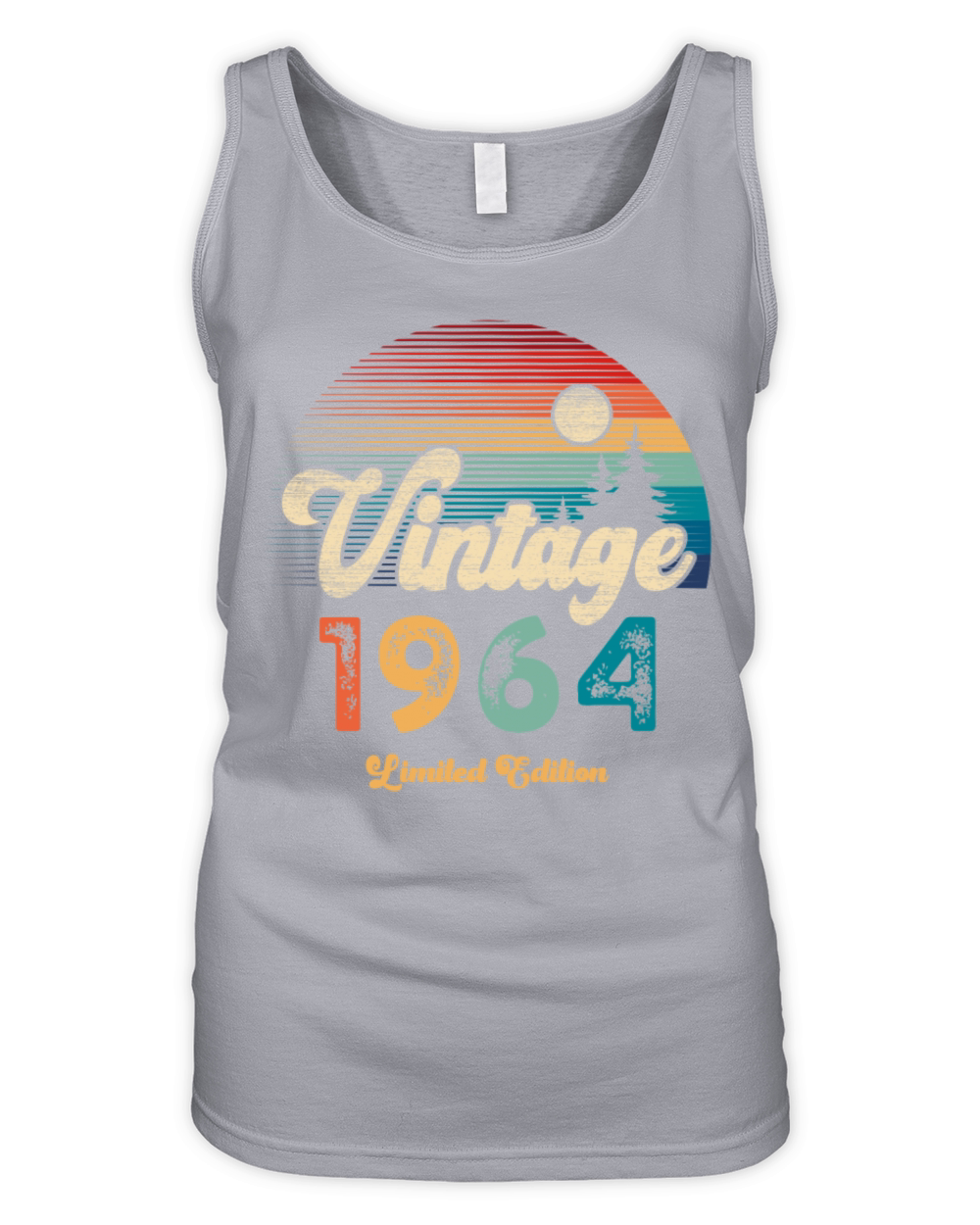 Vintage 1964 Birthday Retro Organic Women's Tank Top