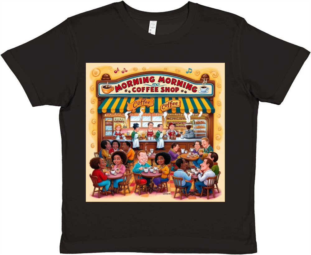 Coffe shop Premium Kids Crewneck T-shirt