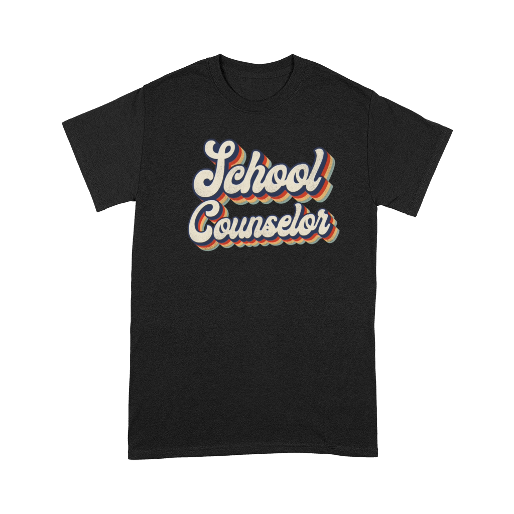 School Counselor Retro Vintage Premium T-shirt