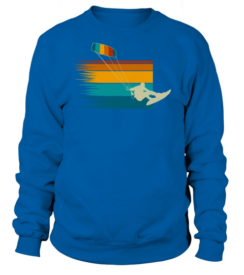 Kitesurfer Kiteboard Kitesurfing Vintage-Surf Sweatshirt Unisex